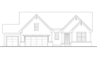 The Arlington. 2,278sf New Home in Westfield, IN