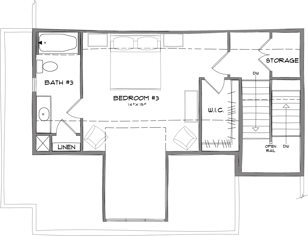 Upper Level. 3,315sf New Home in Westfield, IN