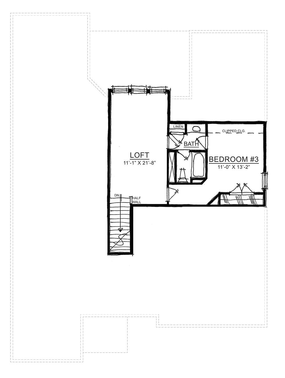 Upper Level. 2,640sf New Home in Westfield, IN