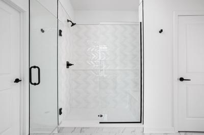 Master Shower Details. 3br New Home in Westfield, IN