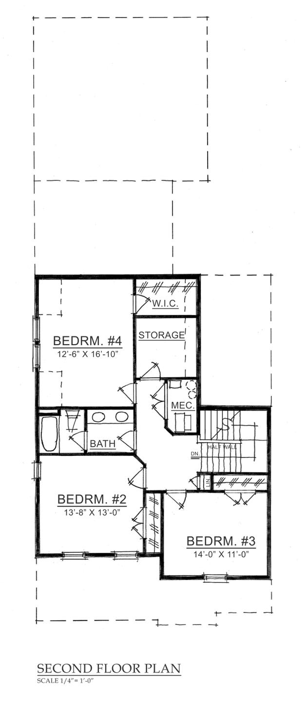 Upper Level. 2,517sf New Home in Westfield, IN