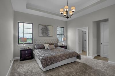 Main Level Master Bedroom. 301 New Home in Westfield, IN