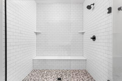 Master Bathroom Shower Details. New Home in Westfield, IN