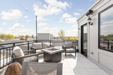 Rooftop Terrace. 1,968sf New Home in Indianapolis, IN