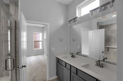 1006D Master Bathroom Details. 1,555sf New Home in Westfield, IN
