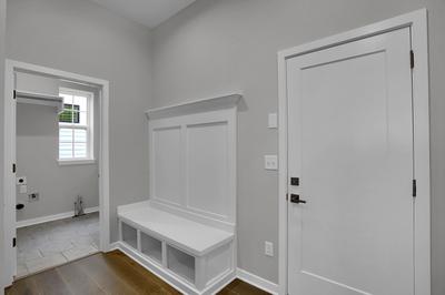 3015A Plan Mudroom Boot Bench. 2br New Home in Westfield, IN