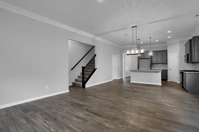 1006D Open Concept Living. The Barnwell New Home in Westfield, IN