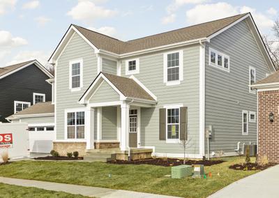 4535A Home Plan Exterior Elevation. New Home in Westfield, IN