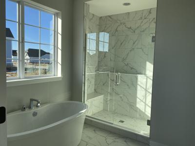 Master Bathroom. The Arlington New Home in Westfield, IN