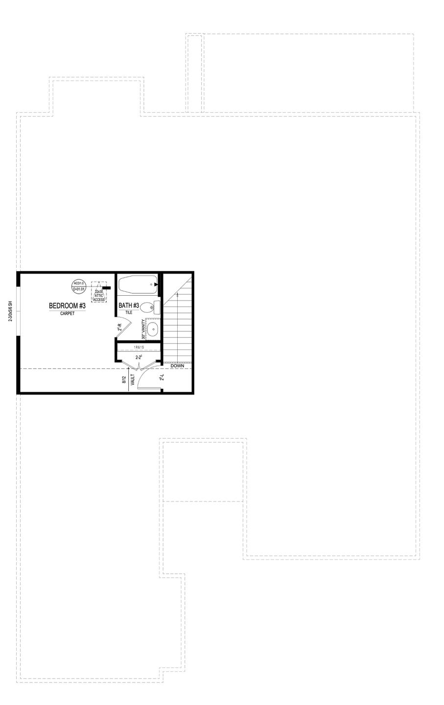 Upper Level. 3,138sf New Home in Westfield, IN