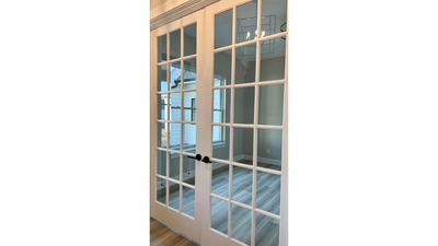 Study Glass Doors. 4br New Home in Westfield, IN