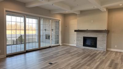 Great Room with Exterior Views. 4,260sf New Home in Westfield, IN