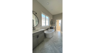 Master Bathroom. 4,260sf New Home in Westfield, IN
