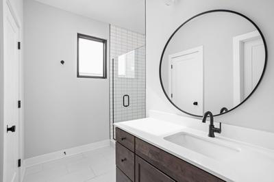 Secondary Master Bathroom. 2,065sf New Home in Indianapolis, IN