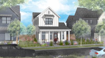 Traditional Farmhouse. 1,667sf New Home in Westfield, IN