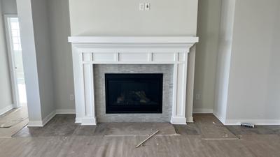 Great Room Fireplace. 3,005sf New Home in Westfield, IN