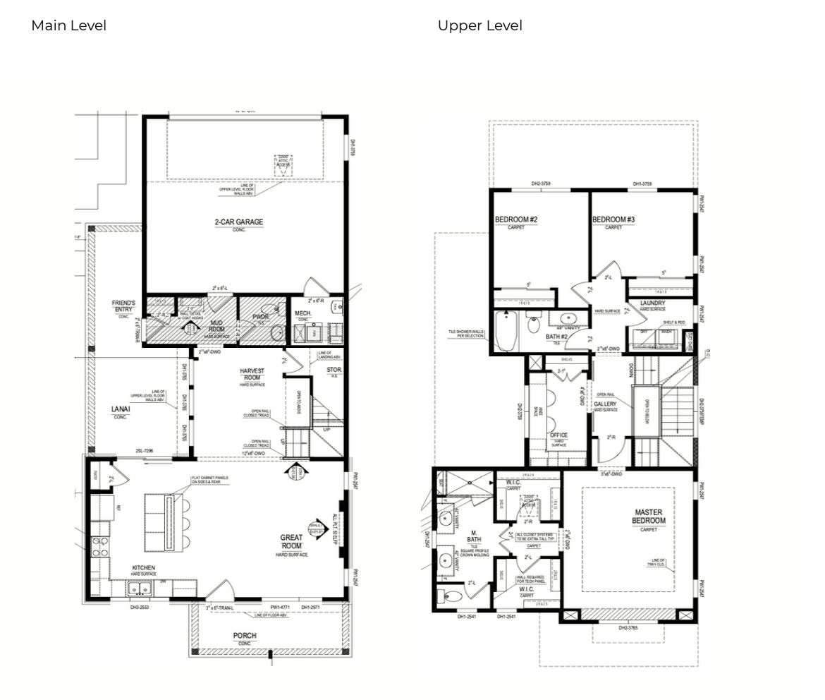 Floorplan. 1,897sf New Home in Westfield, IN